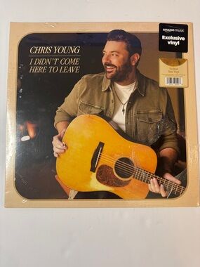 Chris Young "I Didn't Come Here To Leave" Exclusive Vinyl Music Record, Sealed